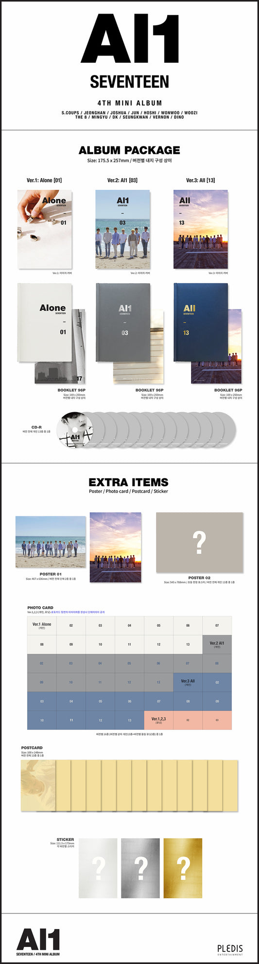 Al1 - Seventeen (Reprint) 4th Mini-Album