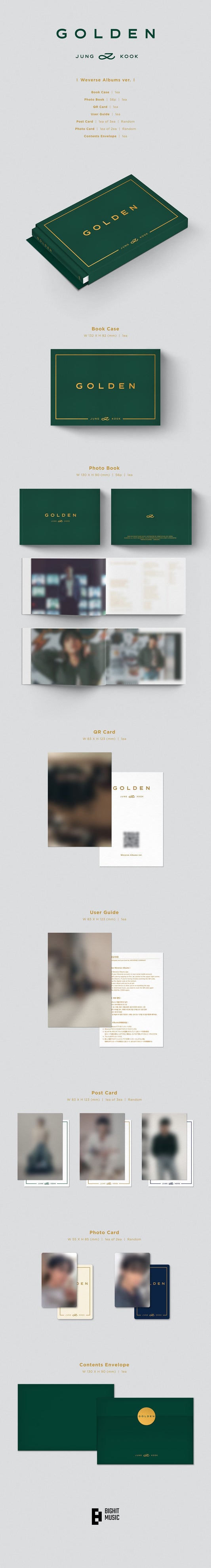 Golden Weverse Album - Jung Kook (BTS)